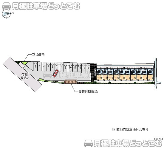 大津市唐崎4－6－10の月極駐車場1