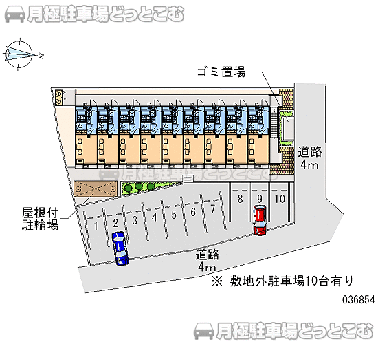 さいたま市南区大谷口1890－6の月極駐車場1