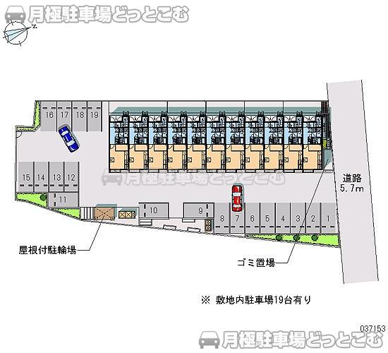加須市礼羽591の月極駐車場2