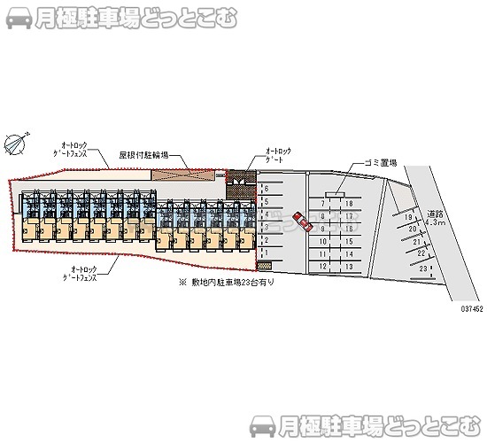 神崎郡福崎町馬田35の月極駐車場2