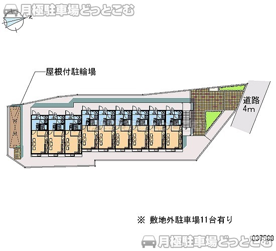 高崎市下小塙町584－1の月極駐車場2