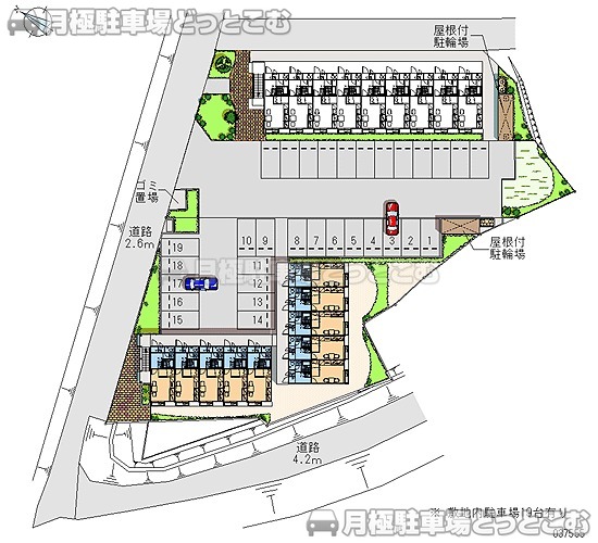 伊万里市立花町金谷3538－5の月極駐車場1