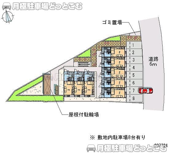 印旛郡酒々井町中川336の月極駐車場2