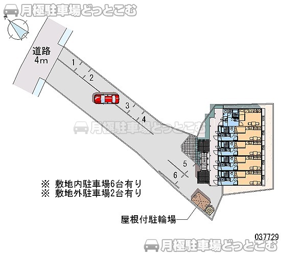 焼津市大村新田61－2の月極駐車場2
