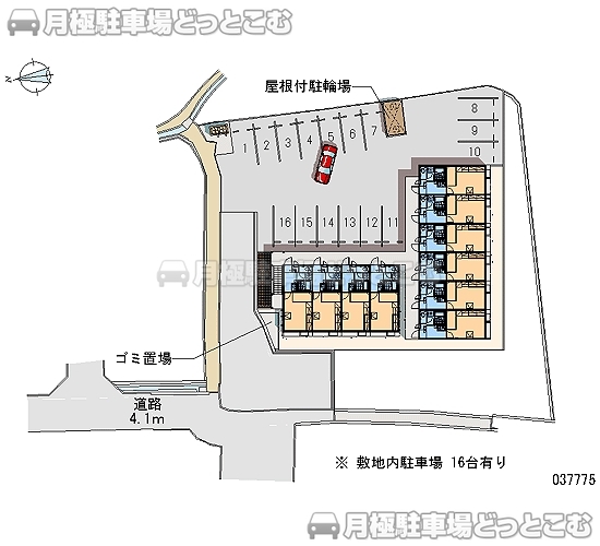 広島市安佐北区可部1－6－11の月極駐車場2