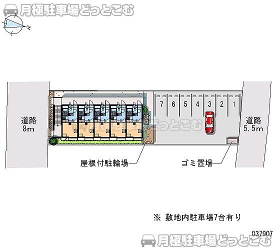 浜松市中央区下石田町1795－1の月極駐車場1
