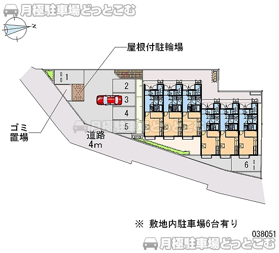 明石市大久保町大窪1203－1の月極駐車場2