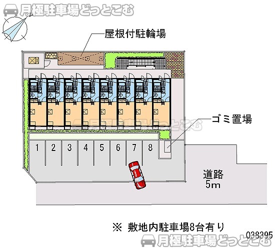 彦根市西今町1206－2の月極駐車場1