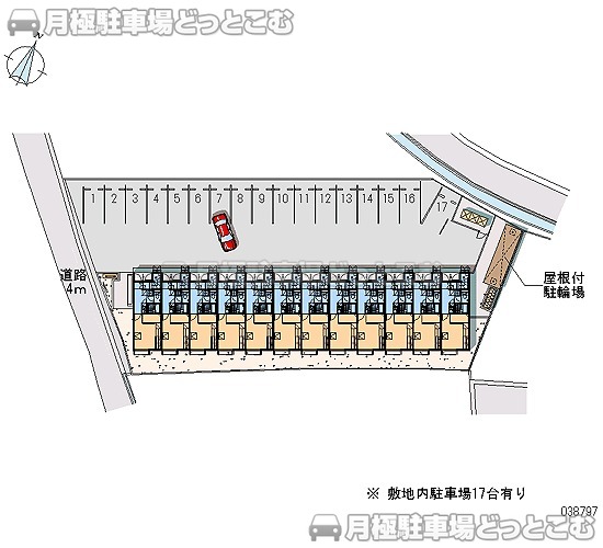 岡山市東区瀬戸町瀬戸576－1の月極駐車場1