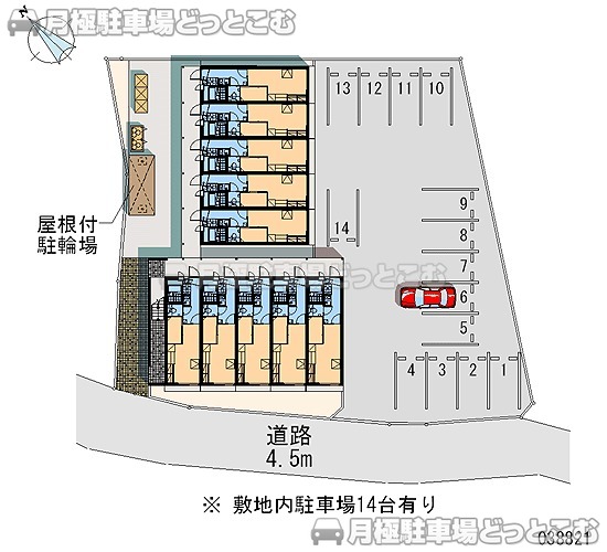 富士宮市宮北町96－5の月極駐車場1