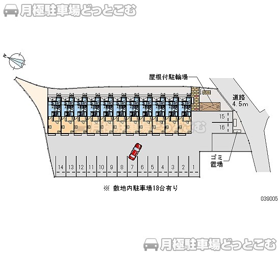 神崎郡福崎町馬田66－1の月極駐車場1