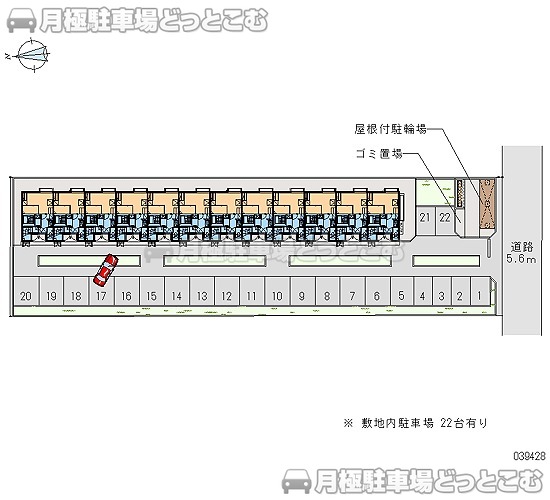 西脇市野村町439の月極駐車場2