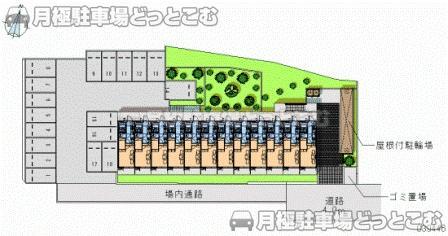 厚木市長谷1306－8の月極駐車場2