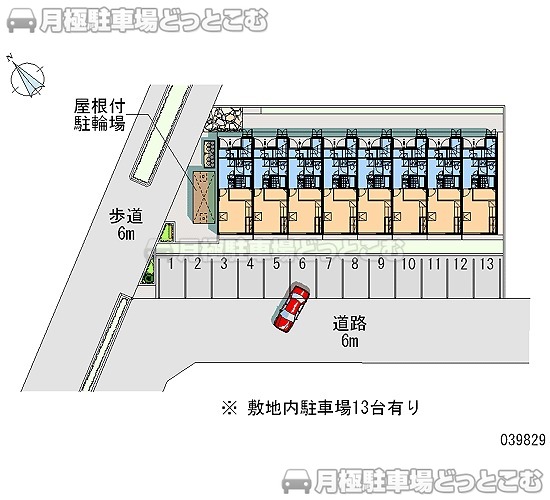 焼津市八楠4－14－15の月極駐車場1