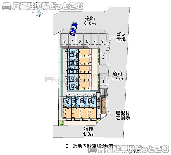 小金井市貫井南町1－26－20の月極駐車場2