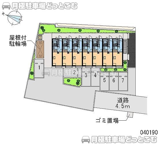 横浜市瀬谷区本郷1－38－45の月極駐車場2