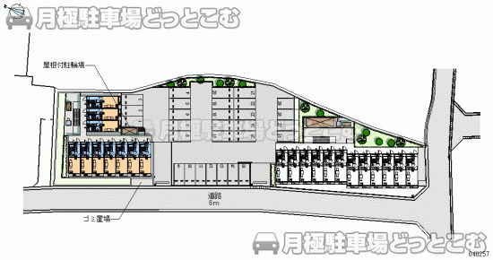 神戸市西区岩岡町西脇452の月極駐車場1