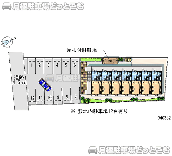 知多郡美浜町奥田松中41－の月極駐車場1