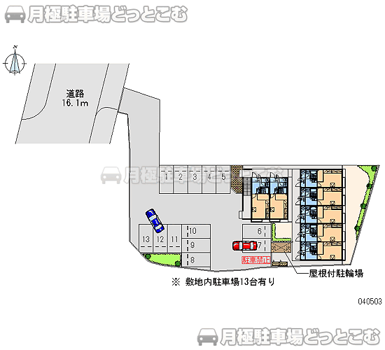 三養基郡基山町小倉423－1の月極駐車場2
