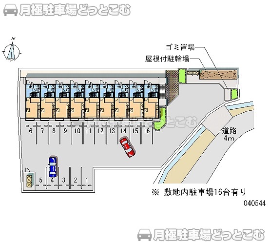 大津市和邇今宿625－1の月極駐車場2