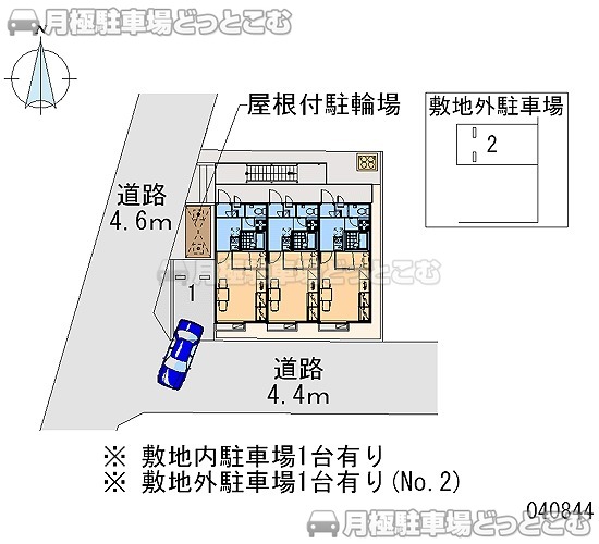 横浜市瀬谷区南瀬谷1－40－5の月極駐車場1