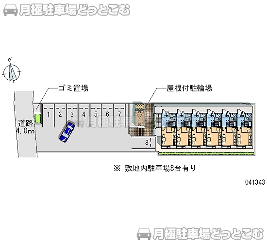 知多郡武豊町楠1－89－2の月極駐車場2
