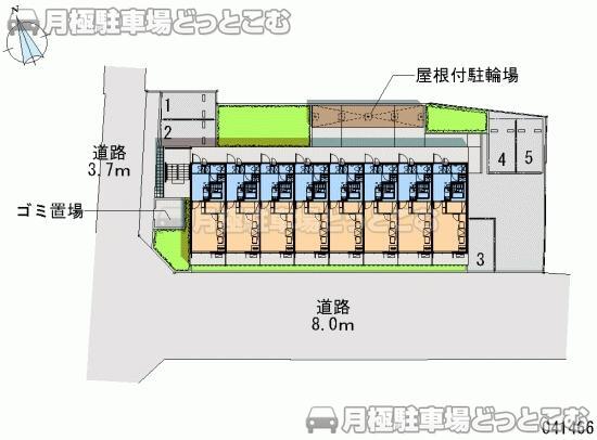 府中市白糸台6－22－1の月極駐車場2