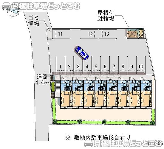 常滑市社辺11－1の月極駐車場2