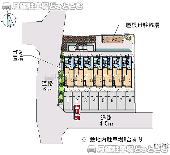 相模原市緑区二本松3－45－14の月極駐車場1