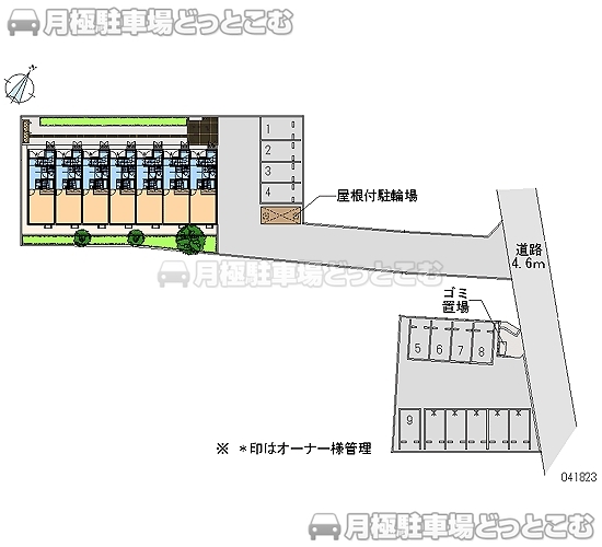 上尾市上1304－3の月極駐車場2
