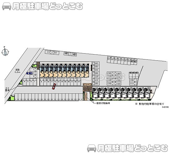 新居浜市新田町2－1－39の月極駐車場2