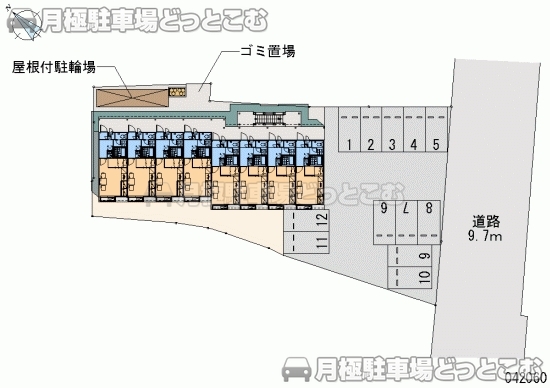 加古川市加古川町南備後171－1の月極駐車場2