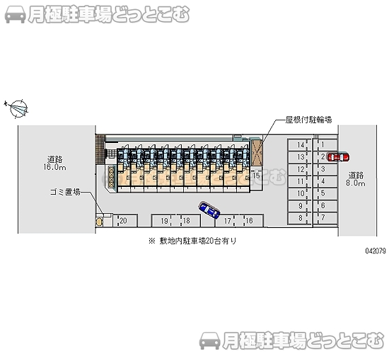 佐久市佐久平駅南10－4の月極駐車場2