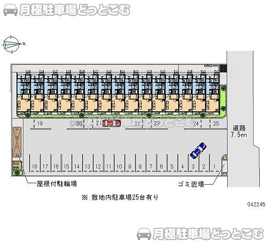 瑞穂市穂積野口1046－1の月極駐車場2