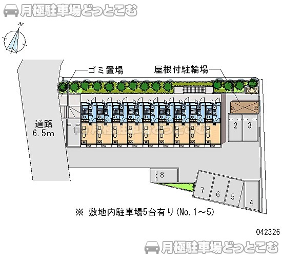 横浜市保土ケ谷区仏向町1187－7の月極駐車場1