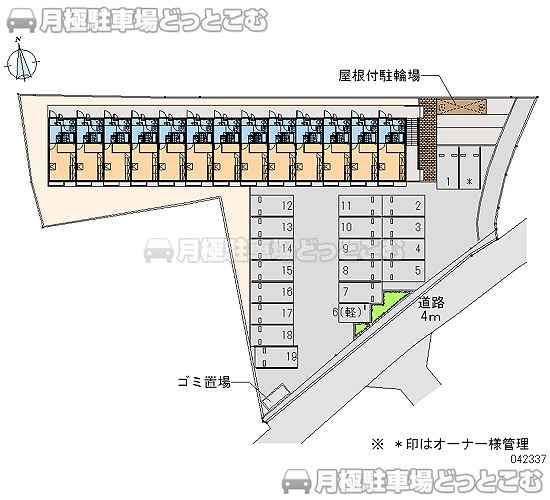 北九州市小倉南区下城野3－10－8の月極駐車場1