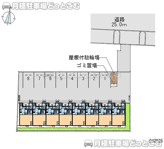 大阪市鶴見区安田2－4－13の月極駐車場2