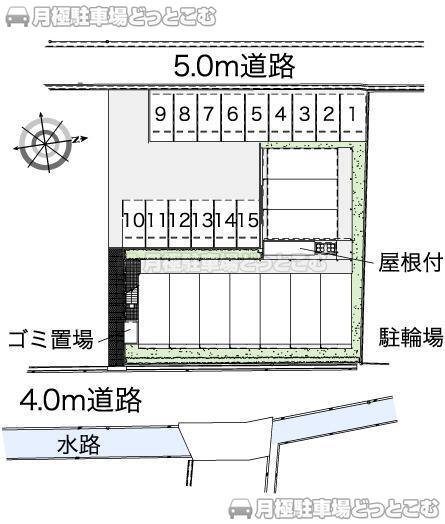 姫路市飾磨区今在家1046－1の月極駐車場3