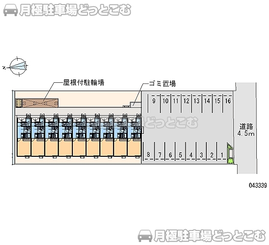 西脇市高田井町174の月極駐車場2