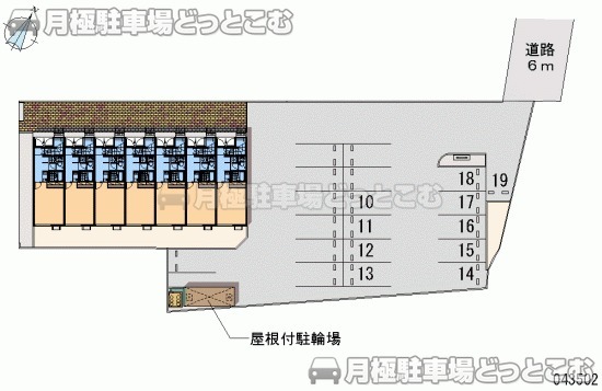 大津市一里山5－7－15の月極駐車場1