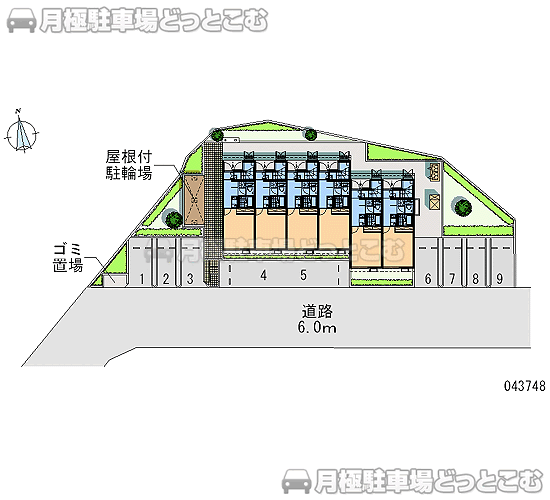 名古屋市緑区水広1－314の月極駐車場1