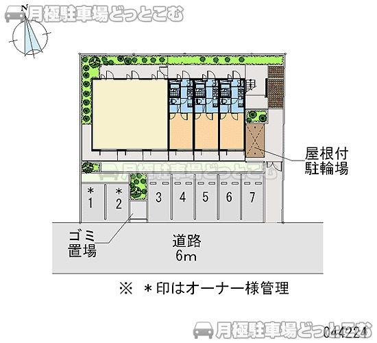 堺市堺区北三国ケ丘町8－1－29の月極駐車場2