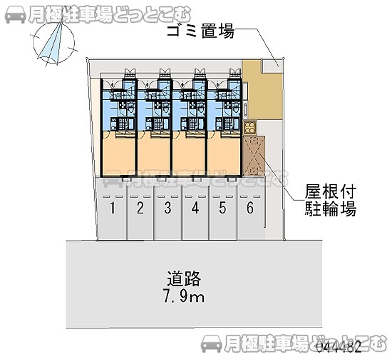 姫路市飾磨区今在家4－42－1の月極駐車場2