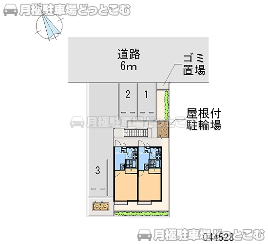 大津市雄琴北2－19－19の月極駐車場2