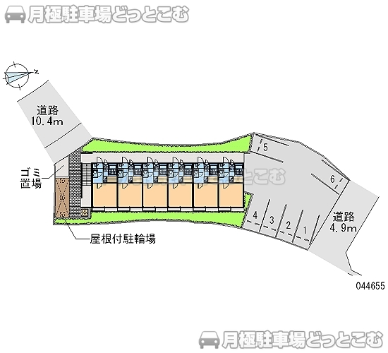 大阪狭山市東池尻3－981－1の月極駐車場2