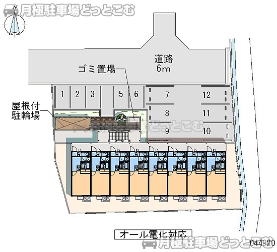 明石市大久保町西島700－10の月極駐車場2