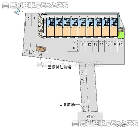 富士宮市大岩689－9の月極駐車場2