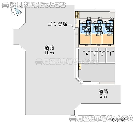 町田市大蔵町3502－1の月極駐車場2
