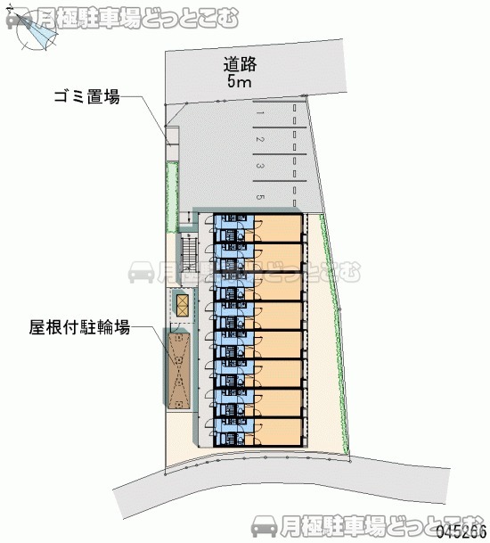 枚方市都丘町29－1の月極駐車場1