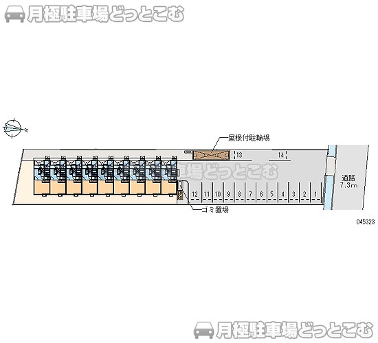 姫路市勝原区山戸27の月極駐車場1